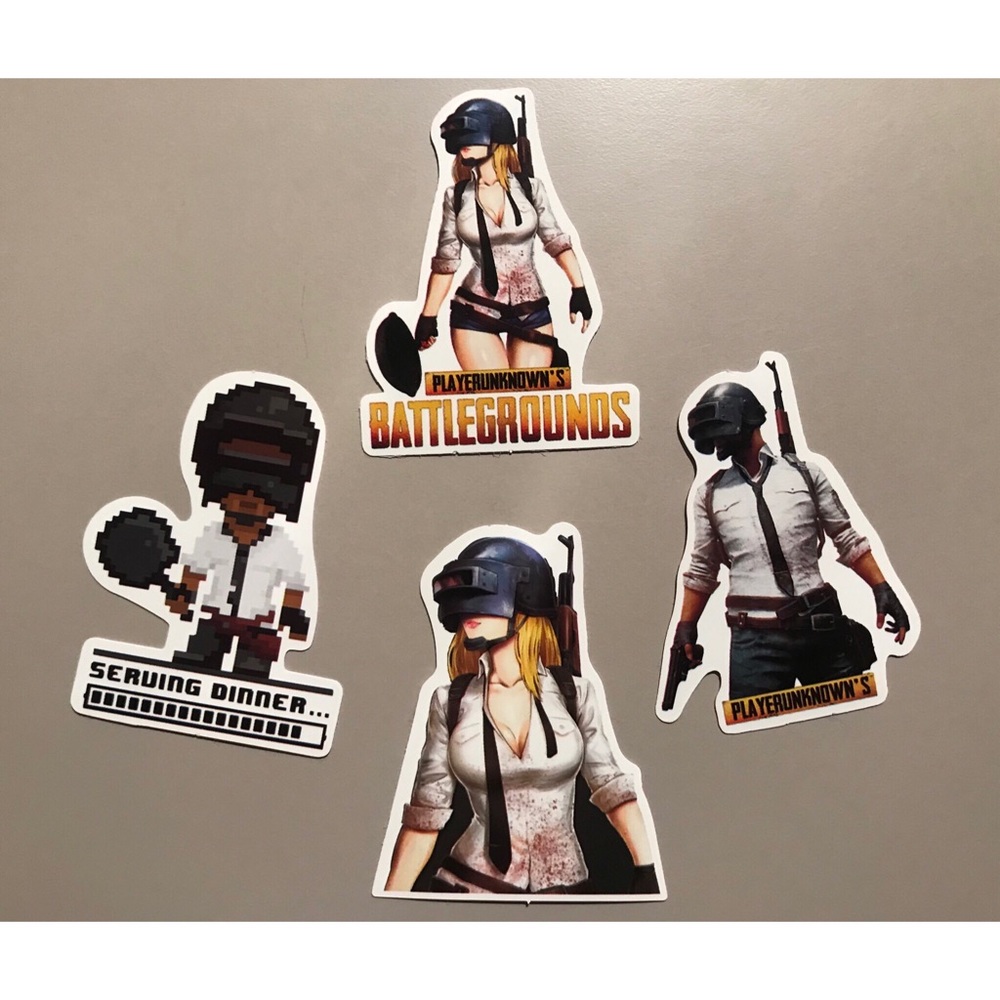 4 PUBG Stickers